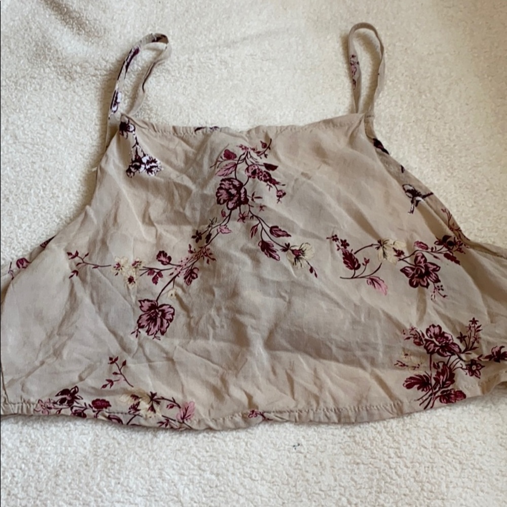 Brandy Melville Cherry Blossom Berit tank Top rare